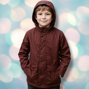 Old Navy Maroon Boy’s Lightweight Jacket Windbreaker Size L 10/12